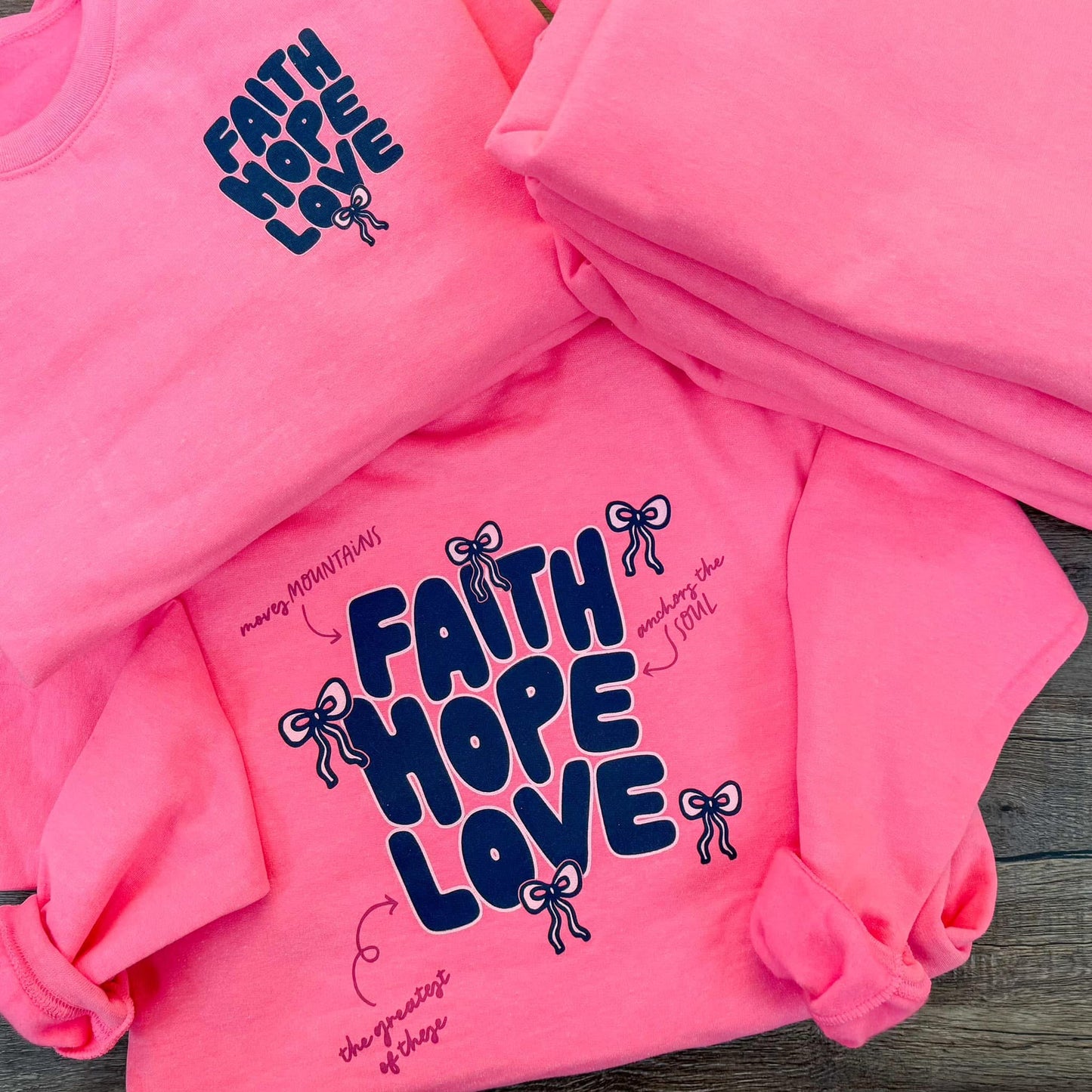 Faith Hope Love Tee/Sweatshirt