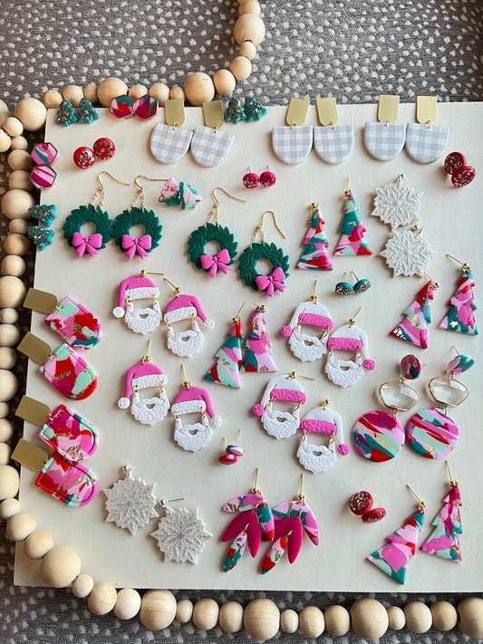 Clover Clay EGB Christmas Earrings Collection